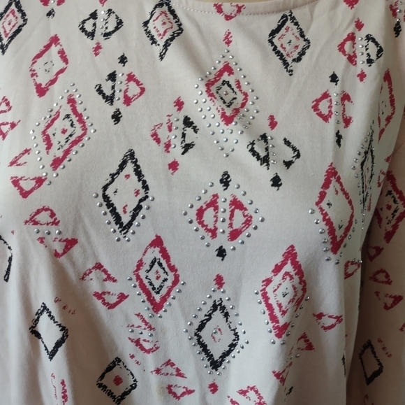 N Touch woman's long sleeve blouse shirt top size small - Picture 2 of 6